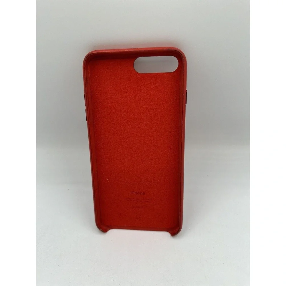 Apple iPhone 7-8 Plus Red Shock Proof Silicon Case Vintage minimalist 33-08